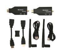 Ouitble HD Multimedia Interface Wireless Extender 50m High Performance 1080P 60Hz 5.8GHz Transmitter with Dual Antenna for Home Theater and Gaming Setup ABS Material