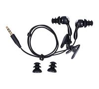 Ouitble Headphones In Ear Style Bone Conduction Headphones with Replace Earplugs for Swimming Running Surfing ABS Material 40cm Length IP68 Grade (Black)