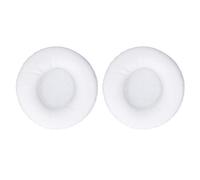 Ouitble Headset Cushions Earpad Covers Premium Soft Memory Foam Noise Blocking Replacement for ATH WS70 ATH WS77 ATH WS99 MDR V55 MDR V500 MDR 7502 Headphones Black 2 Pieces (White)