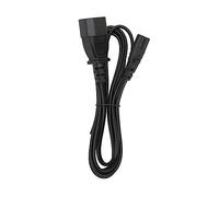 Ouitble IEC320 C14 to C7 Power Cord Premium PVC Flame Retardant High Current Power Adapter Cable for LCD Monitor Printer Digital Camera 6.6ft 2500W