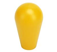 Ouitble Joystick Ball Head M6 Style Oval Game Rocker Top Handle Gaming Accessory Comfortable Grip ABS Material for Console Controllers Replaceable Joystick Handle (Yellow)