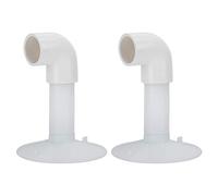 Ouitble LCD TV Screen Removal Tool Professional Plastic Suction Cup Device for Television Repair ABS Material White 9cm Diameter 5.8cm Rod Height Includes 2 Suction Cups 2 Bends 2