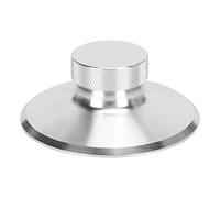 Ouitble LP120B Turntable Disc Clamp Record Weight Stabilizer Record Stabilizer for LP Players Aluminium Alloy 30mm Height Two Colors (Silver)
