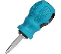 Ouitble Mini Magnetic Telescopic Ratchet Screwdriver with Cross Slot Bits, Adjustable Dual Purpose Short Screwdriver for 2-Way Screws