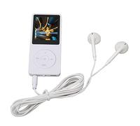 Ouitble MP3 MP4 Player 1.8in Screen 8GB Memory 64GB Expandable 30 Hours Playback Multi Function Sports Music Player (White)