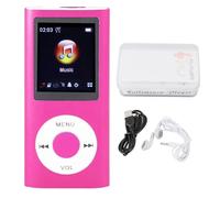 Ouitble Portable MP3 Music Player with 1.8inch TFT Screen HiFi Sound Quality 7 Sound Effect Modes USB Rechargeable Digital Video Music Player for Indoor Outdoor Use ABS Material (No Memory)