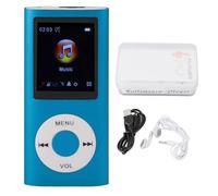 Ouitble Portable MP3 Music Player with 1.8inch TFT Screen HiFi Sound Quality 7 Sound Effect Modes USB Rechargeable Digital Video Music Player for Indoor Outdoor Use ABS Material (Plus 8GB Card)