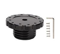 Ouitble Professional Aluminum Gaming Steering Wheel Adapter for T300 T500 TS PC TS XW Racing Wheel System High Precision CNC Machining Compatible with Sparco Luisi NRG Steering W (Black)