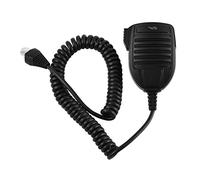 Ouitble Professional Noise Cancelling Mobile Microphone MH67A8J Handheld Shoulder Mic with PPT Button for Vertex VX2500 VX2508 VX2208 VX2108 8 Pin Black ABS 50cm Cable