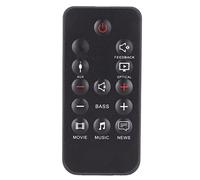 Ouitble Replacement Remote Control Big Buttons Wear Resistant Sensitive Keys Easy Operation ABS Material For Cinema SB150 Speaker