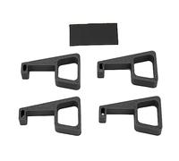 Ouitble Slim Heightening Bracket Heat Dissipation Horizontal Holder Support Bracket for Slim Console ABS 47x29mm 4PCS (Black)