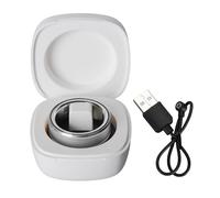 Ouitble Smart Ring Health Tracker IP68 Bluetooth Fitness Activity Monitor for Sleep Tracking Step Counting Temperature Detection Sports Enthusiasts Aluminum Alloy Stainless Steel (No. 18)