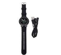 Ouitble Smartwatch 1.28 Inch Round HD Touch Screen BT Call AI Voice IP68 (Black)