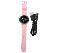 Ouitble Smartwatch 1.28 Inch Round HD Touch Screen BT Call AI Voice IP68 (Pink)