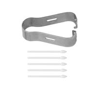 Ouitble Stylus Tips Replacement Accurate Sensitive Scratch Free Slim Plastic Nibs for Tab S6 S7 S7+ S6 Lite Note10 Note20 5G Note10+ 5G Note20 Ultra 5PCS ABS Material with Tweezer (White)