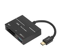 Ouitble Type C to XQD Card Reader High Speed USB 3.0 5Gbps Data Transfer Plug and Play with LED Indicator for Professional Cameras Camcorders Mac OS ABS Material