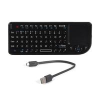 Ouitble UMK100RF USB Pocket Mini Wireless Keyboard 3in1 Multifunction with Touchpad Pen Backlight QWERTY Layout for Linux Laptop Desktop 69 Keys USB Receiver Included