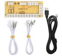 Ouitble Universal USB F10 Joystick Circuit Board Controller High Game Control Board Assembly Plug Play for PC Laptop Gaming Green ABS