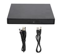 Ouitble USB 2.0 External DVD RW Drive High Speed Portable CD DVD Burner Optical Drive Compatible with 7 Vista XP 2000 Laptop Desktop Black 13.9 x 13.5 x 1.8cm