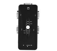 Ouitble USB 2.0 KVM Switcher 2/4 Port VGA Manual Switch Box Video Sharing Adapter (4 bites)