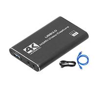Ouitble USB 3.0 HD Multimedia Interface 4K 60Hz Capture Card High Definition Video Converter with Loop Out Aluminium Alloy Body for Professional Recording Broadcasting and Security