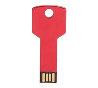 Ouitble USB Flash Drive Key Shaped Aluminum Alloy High Speed Memory Stick Large Storage Portable U Disk for Car and Computer Use Red Color 1 Piece (32GB)