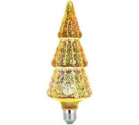OUJIAHUI 3D Firework Bulb LED Light Vintage Bulbs, LED Bulb E27 AC 85-220V 4W G95 Retro Edison Bulb Starry Light for Holiday Christmas Decoration (Christmas Tree)