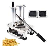 OUKANING Commercial Chip Cutter, 100 kg/hour, Easy to Clean Potato Cutter with Stainless Steel Blade, Non-Slip Vegetable Chips Cutter, Perfect for Potatoes, Carrots etc