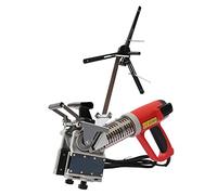 OUKANING Edge Banding Machine Portable 2000W - Adjustable Temperature 50-610°C Woodworking Edge Bander for Straight & Curved Edge Banding, with Head Trimmer & Triangle Bracket, Edge Bander for DIY