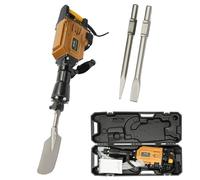 OUKANING Garden Tree Digger 1700W - Tree Excavator mit Wide Shovel Pointed Pickaxe and Flat Pickaxe Portable Excavator Fence Post Hole Borer Hammer Digger Jack Hammer Concrete Breaker for Garden Farm