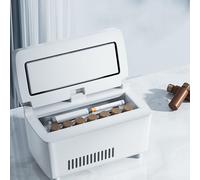 OUKEJNM Insulin Cooler Case, Portable Insulin Cooler Travel Box, Mini Medicine Refrigerator, 0-18/32-64, with USB Chargerable(16 Hours of Battery Life)