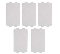 OUKENS 5PCS Microwave Oven Parts, Mica Slice Super Thick Heat Insulation Accessories Repairing Replacement Part Waveguide Cover for Kitchen Microwave Replacement Accessory