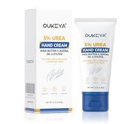 OUKEYA 5% Urea Hand Cream, Fast-Absorbing Hand Cream with Jojoba Seed Oil & Avocado Butter for Dry Cracked Hands, 24H Moisturising Lotion, Best Gift for Men Women, 60g