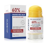 OUKEYA 60% Urea & 2% Salicylic Acid Foot Stick, Intensive Urea Balm for Dry, Rough Skin, Cracked Heels & Calluses, Nourishing Formula with Shea Butter & Botanical Oils, 40g
