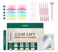 OUKEYA Eye Lash Lift Kit, Eyelash Perming Kit, Professional Eyelash Lift & Curling Kit, Semi-Permanent Lash Curl for Salon & Home Use, Beginner Friendly, Full Set with Tools & Instructions