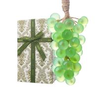 OUKEYA Handmade Grape Soap Gift Set, Crystal Clear Artisanal Soap with Rich Grape Aroma, Moisturising & Antioxidant Bar Soapy for Bathing, Decoration & Gifting, (Cucumber)