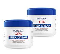 OUKEYA NEW FORMULA Urea Cream 40 Percent for Feet Maximum Strength, Hand Heels Dry Cracked Treatment Lotion for Knees & Elbows, Foot Dead Skin Cuticle Callus Remover Toenail Softener, 150g (2 Packs)