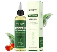 OUKEYA Raw Batana Oil for Hair Growth, 100% Pure Natural Cold-Pressed Batana Oil from Honduras, Nourishes Scalp, Reduces Hair Loss, Promotes Thicker Stronger Hair, All Hair Types, 120ml
