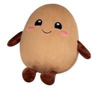 OUKEYI 11.8'' /30cm Plush Potato Toy, Kawaii Stuffed Potato Plush Toy Pillow, Realistic Potato Plushie Toy Funny Food Plush Pillows Gift for Home Decor Party