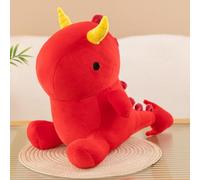 OUKEYI 11.8 inch/30cm Dinosaur Plush Toy, Loving Soft Dino Stuffed Animal with Holding Heart for Valentine Day, Adorable Birthday RomanticGift for Her Girls Boys Girlfriend