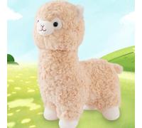 OUKEYI 13.7"/35cm Alpaca Plush Toy, Llama Stuffed Animal Alpaca Doll Plushie Hug Pillow Soft Fluffy Cushion Super Christmas Valentine Gift, Birthday