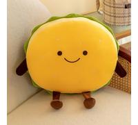 OUKEYI 15.7"/45 cm Hamburger Plush Toy - Hamburger Stuffed Toys - Cute Hamburger Food Plush Pillow Age 3+ for Kids Adults Gift Home Decor
