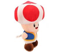 OUKEYI 21 cm Mushroom Red Toad Plush Toy Soft Toys 21 cm, Cute Stuffed Doll, Cartoon Plush Toy for Babies, Stuffed Animal Toy Birthday Gift for Boys and Girls