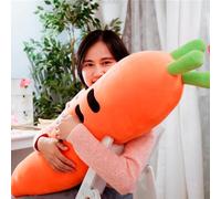 OUKEYI 23.6 inch Carrot Hugging Pillow, Carrot Plush Toy Cute Carrot Shape Pillow Stuffed Carrot Toy Soft Carrot Doll for Kids Girls, Orange