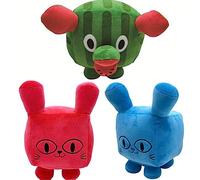 OUKEYI 3Pcs Balloon Cat Plush Toy,20cm Pet Simulator X Plush Stuffed Animals,Titanic Balloon Cat Plushies Doll,Fat Kitten Plush Pillow for Children Birthday Gifts and Fans to Collection