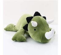 OUKEYI 40 cm Dinosaur Weighted Plush Toy,WeightedDinosaur Plush Pillowfort ， Cute Dinosaur Stuffed Animals Doll Pacify Rag Toy for Kids Fans Dinosaur Plush Figure Toy Gift (green)