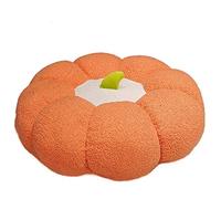OUKEYI 45 cm / 17.7 inchFlower Floor Pillow Pumpkin Shape Cushion Cute Seating Pad Chair Cushion Oversized Throw Pillow, Cute Pumpkins Plush Toys,for Home Decoration Kids Girls Women Gifts (orange)