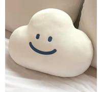 OUKEYI 45cm/17.7“Cloud Plush Toy, Cute Cloud Plush Pillow Toys, White cloud plush, Soft and Comfortable, Cloud Plush Toy Stuffed Pillow for Home Decoration, Children's Birthday Gift
