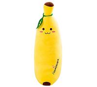 OUKEYI 48cm/18.8 Banana Plush Stuffed Animal Toys, Cute Soft Comfortable Hugging Pillow Birthday Gifts for Kids