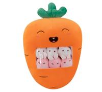 OUKEYI a Bag of Snack Pillow,Cute Throw Pillow Stuffed Carrot Plush Toys Pillow Cushion,Removable Fluffy Creative Gifts for Teens Adults Birthday Wedding Party SuppliesGift Kids